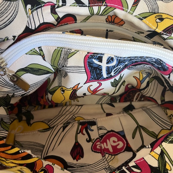 The Sak double strap crochet shoulder bag coastal beach tote - Picture 10 of 14